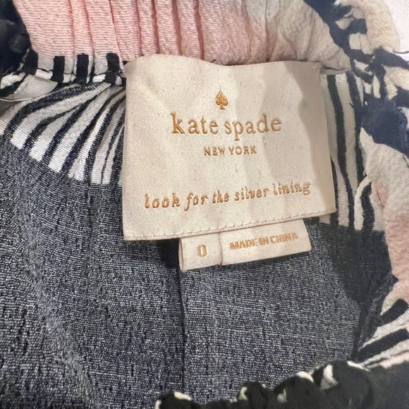 Kate Spade Bay Stripe Tie Back Dress 0 MSRP $398 - Picture 3 of 4